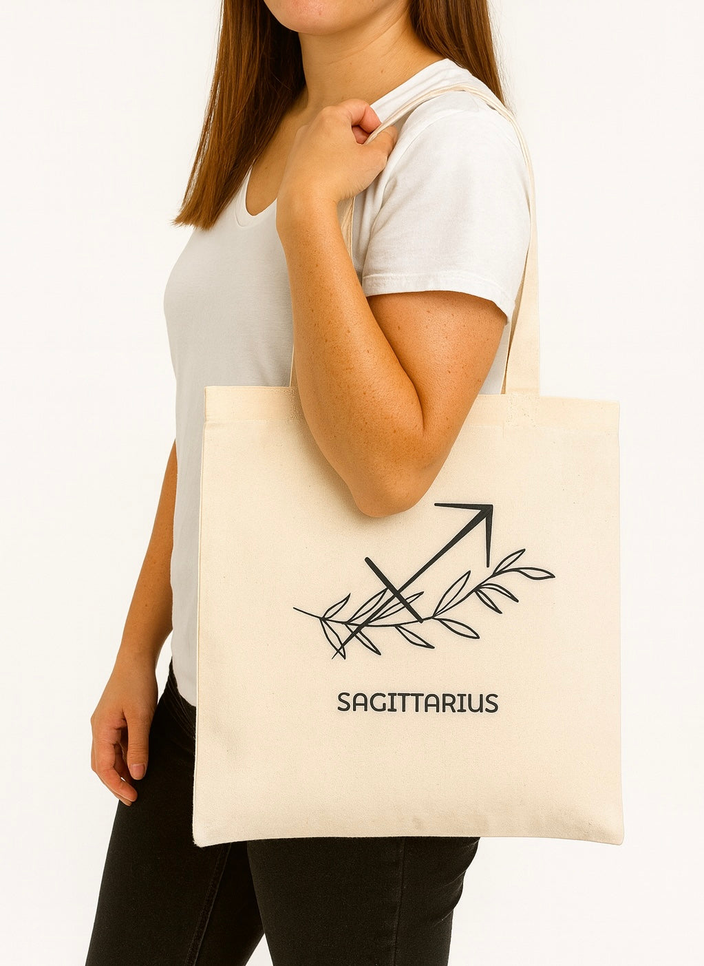 Zodiac Flower Totes - Astrology - Inspired Floral Canvas Bags