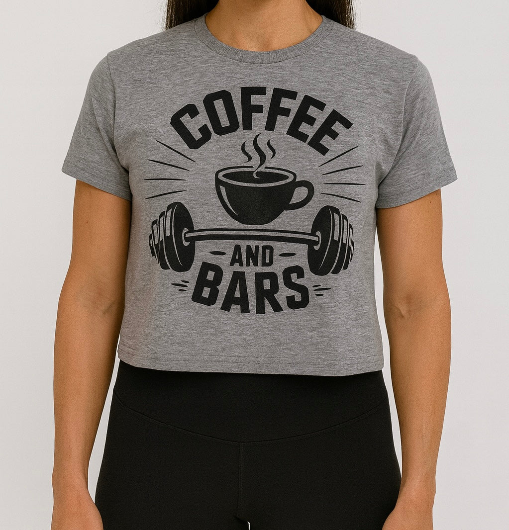 Fitness Graphic Tee for Women | Gym & Coffee Lovers Workout Shirt
