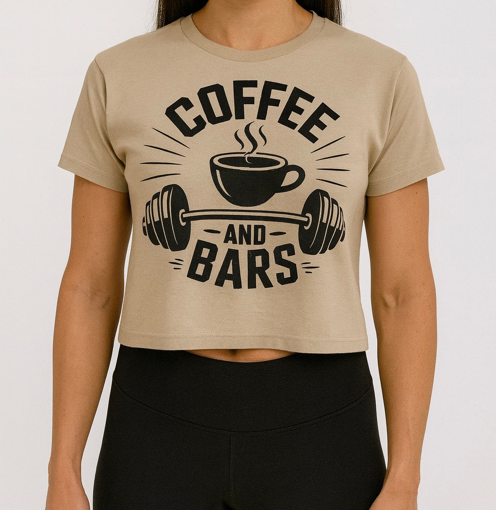 Fitness Graphic Tee for Women | Gym & Coffee Lovers Workout Shirt