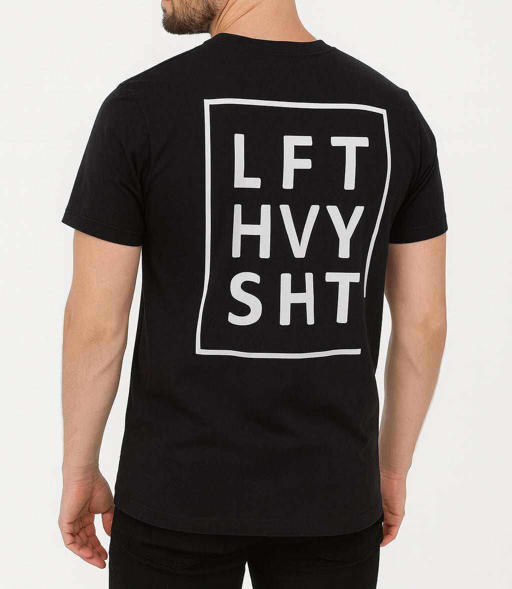 Lft Hvy Sht Gym T-Shirt - Motivational Fitness Tee for Men & Women