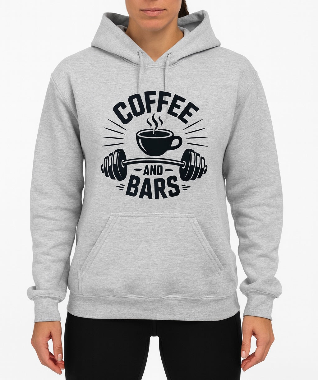 Fitness Graphic Sweatshirt | Gym & Coffee Lovers