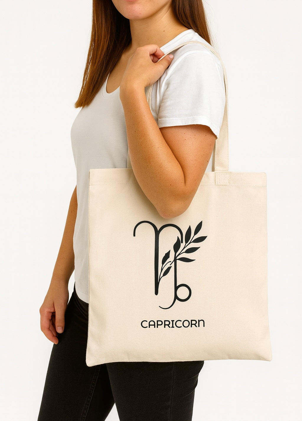 Zodiac Flower Totes - Astrology - Inspired Floral Canvas Bags