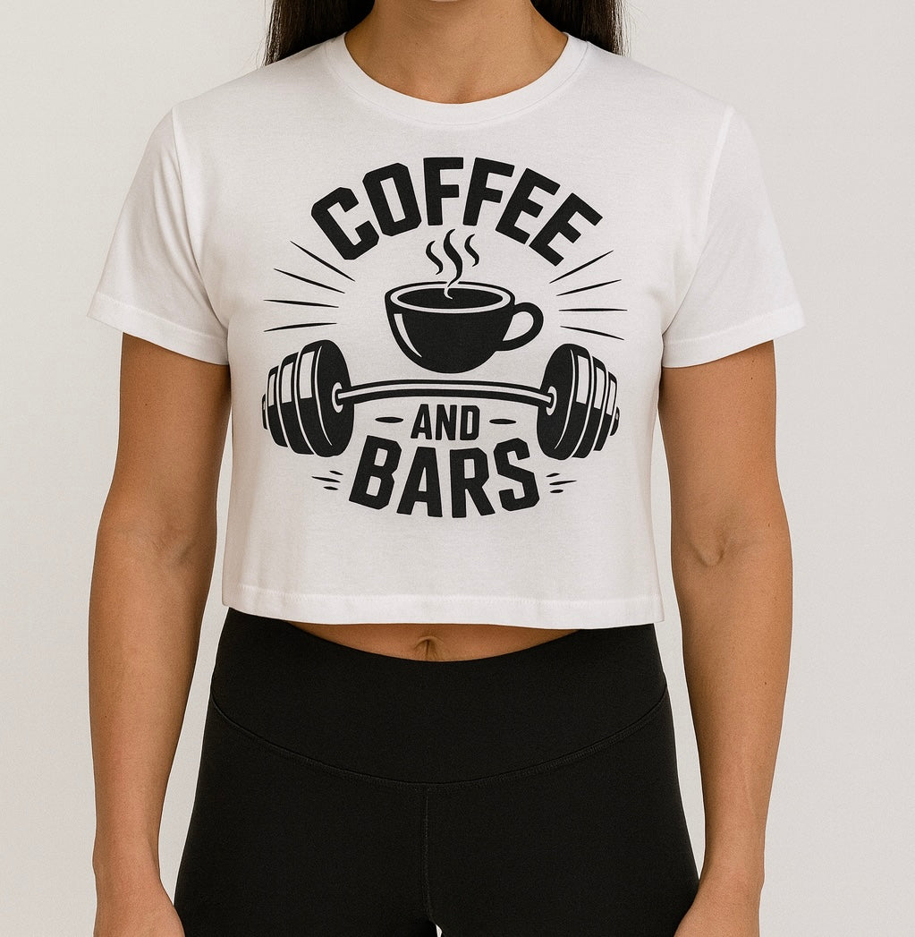 Fitness Graphic Tee for Women | Gym & Coffee Lovers Workout Shirt